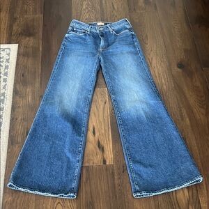 MOTHER Blue Flare & Wide Leg Jeans